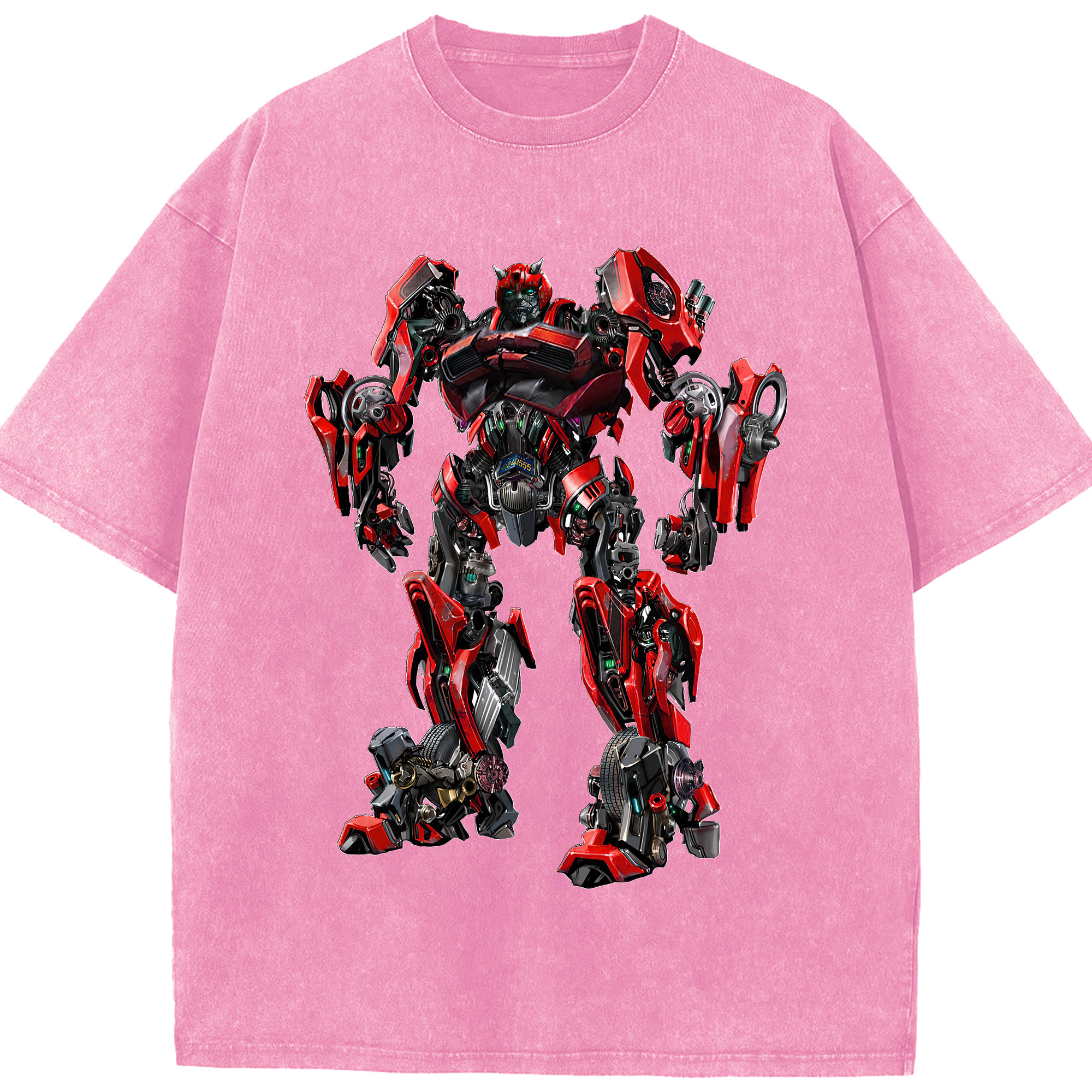 （画像用） Transformers トランスフォーマー 綿100% ヴィンテージ風 半袖Tシャツ（フロントプリント）